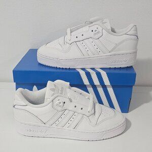 Adidas Rivalry Low J /Cloud White  -   Shoes Kids Size 4 Unisex   -   IF5244